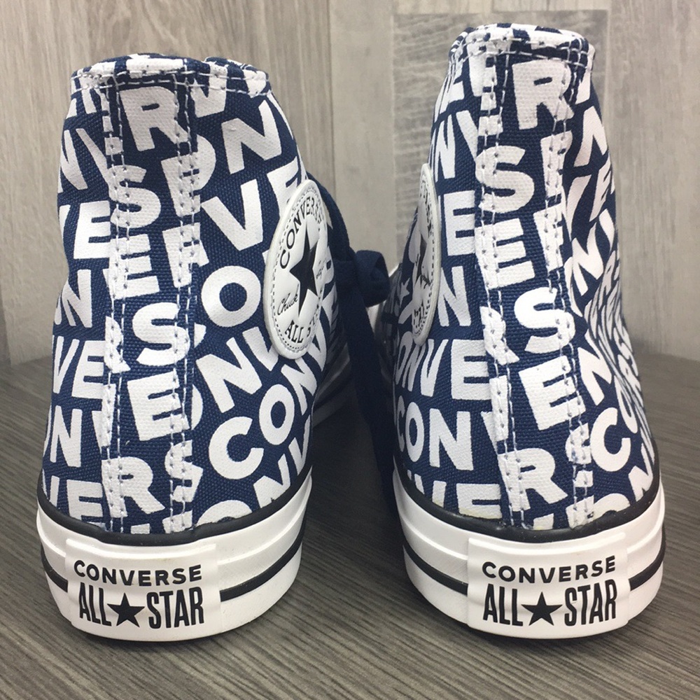 /Converse CTAS Hi Navy/White Men’s sneakers - Picture 6 of 9